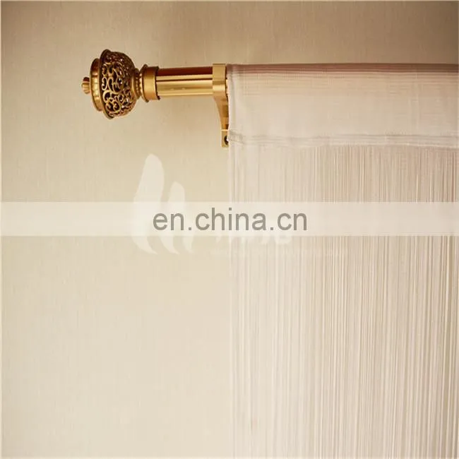 Romantic white European string valance curtain patterns