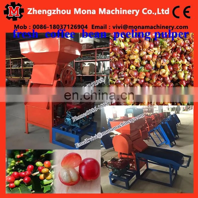 New arrive portable gasoline coffee depulper machine Cocoa Bean Peeler coffee pulping machine