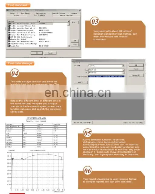 600KN 60TON Precise hydraulic instron used universal tensile testing machine price