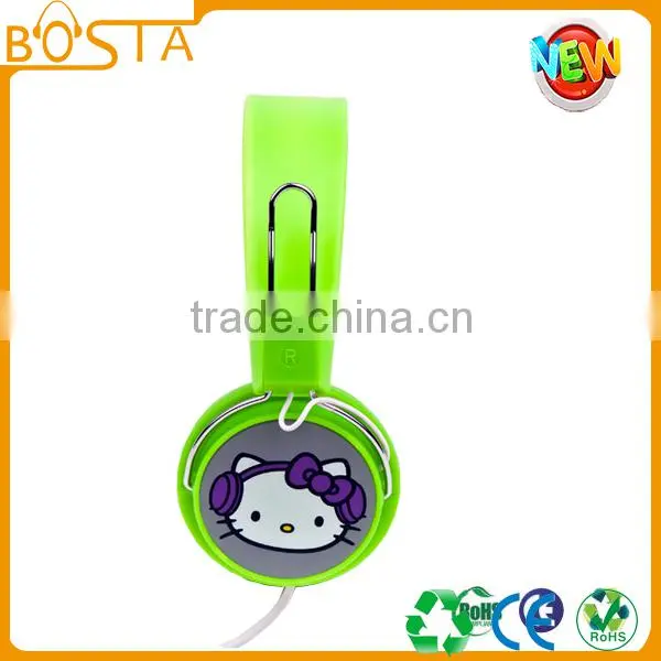 Good quality colorful fashion stylish funny animation stereo custom headphone