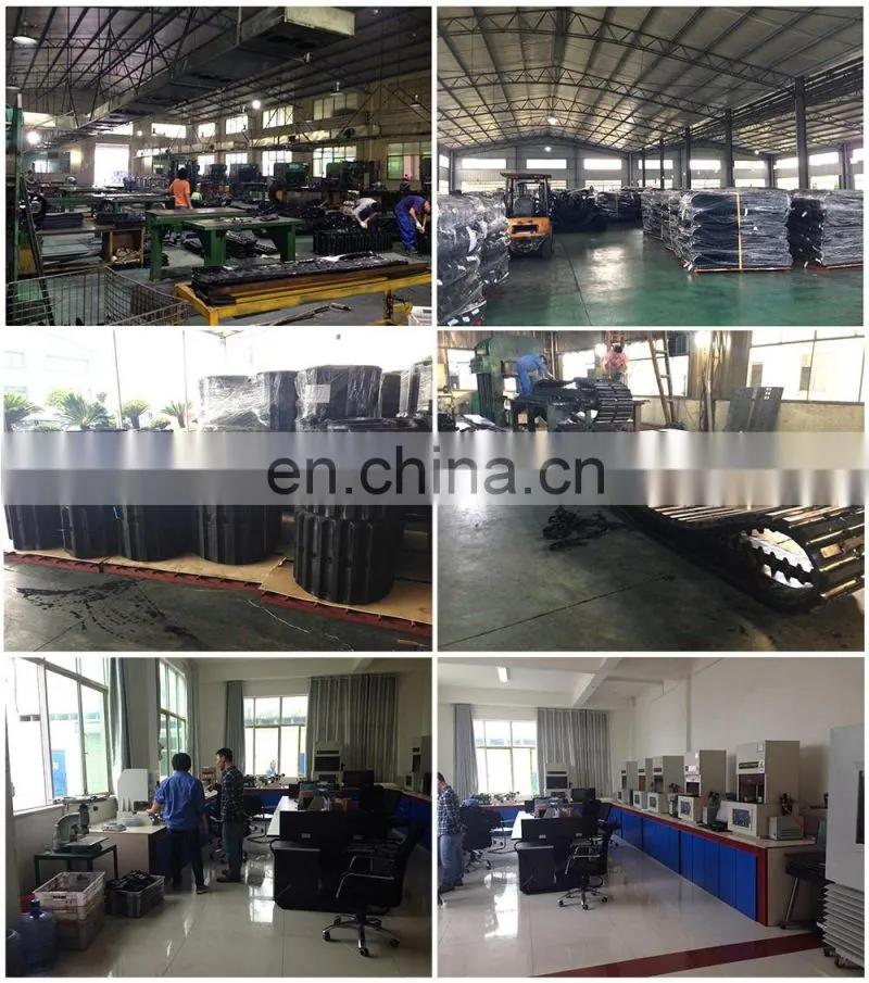 High quality combine harvester rubber track snow scooter rubber track made in China