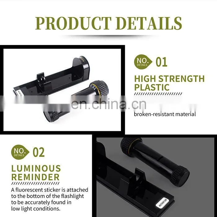 Honeyson wall led torch flashlight rechargeable for hotel room