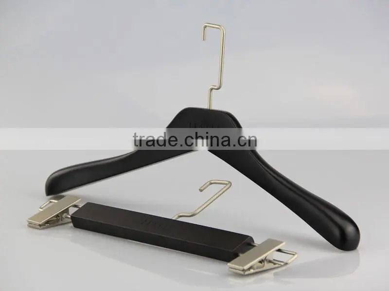 matched sets wooden hanger custom wooden hanger with long hook