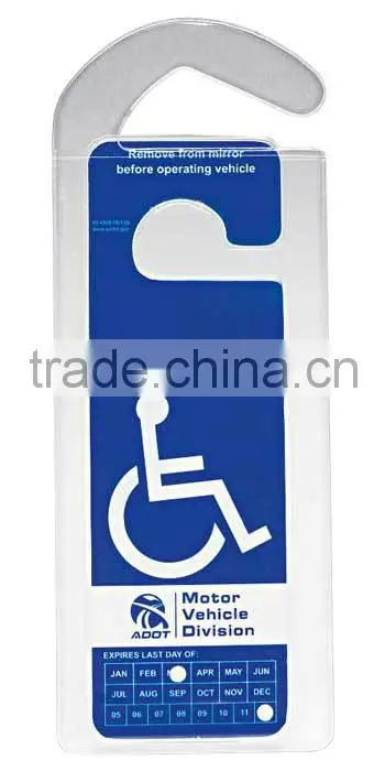 Handicap placard protectors