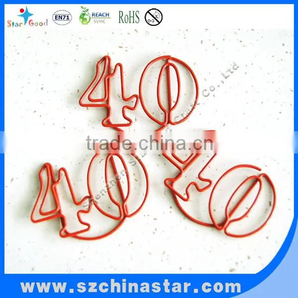 Different sizes shape paper clip without MOQ