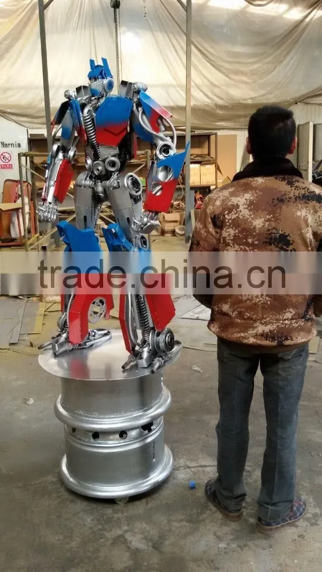 modern metal art sculptures for Outdoor decoration Optimus prime