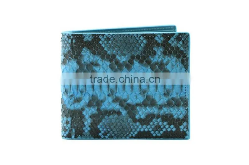 Custom Logo High Quality Genuine Real Python Snake Skin Leather Travel Card Holder Wallet