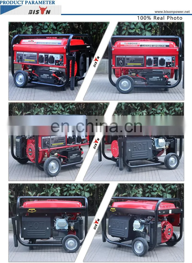 BISON CHINA 2kw Low noise Generator Small 60hz Three Phase 240v 2000 watt Gasoline Generator Price