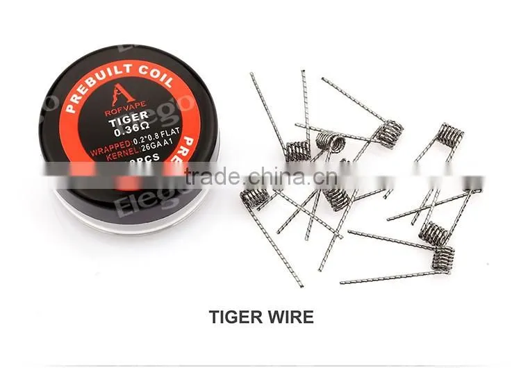 Rofvape Prebuild Coils Rofvape Resistance Wire all kinds wire and coils from Elego