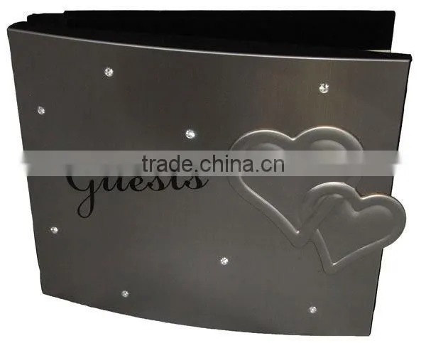 2011 newly digital coloring wedding guest book