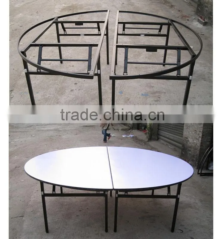 Folding Round Wooden Wedding Table