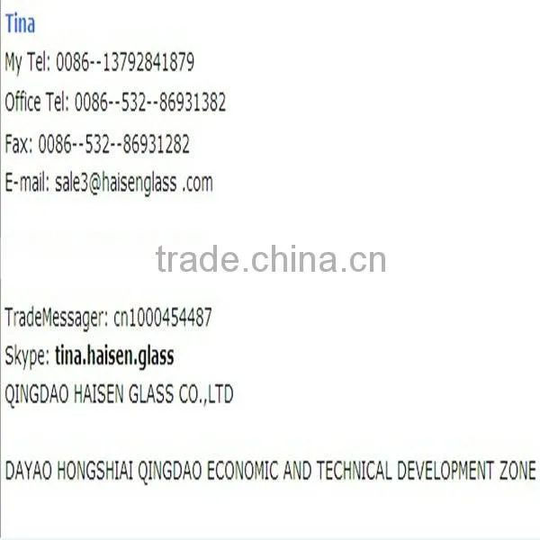 3-6mm white painted glass with CE & ISO certification