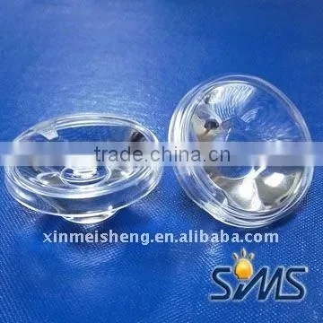 Various series glossy surface concave solor lamp LED lens optical grade PAMA dia. 35.8mm