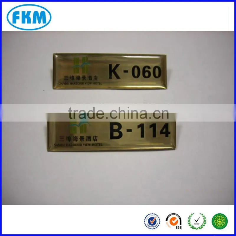 silk-screen label for car