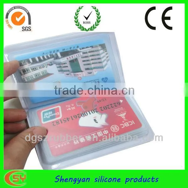 ECO-friendly PVC business id name credit card holder