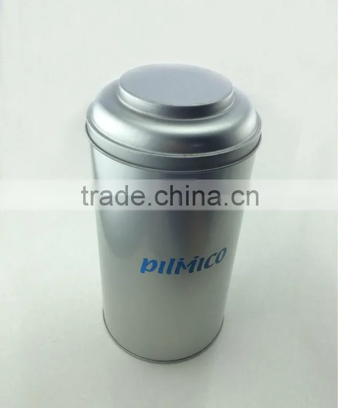 Wholesale blank round tea tin box chinese tea tin box