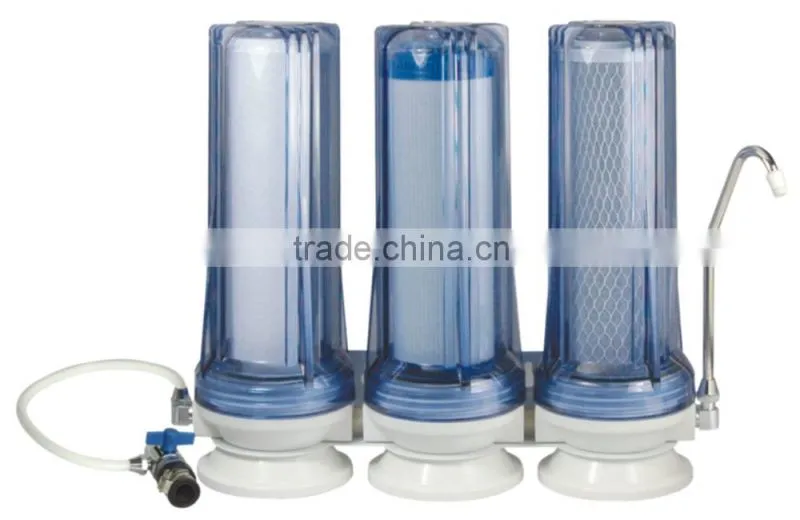New design filter counter top water purifier with metal connector RY-CT-C6