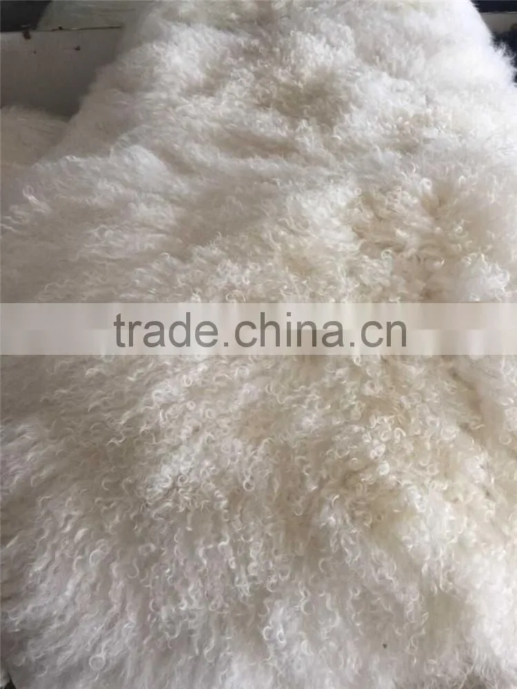 High Quality Genuine Mongolia Sheep Fur Plate For Winter