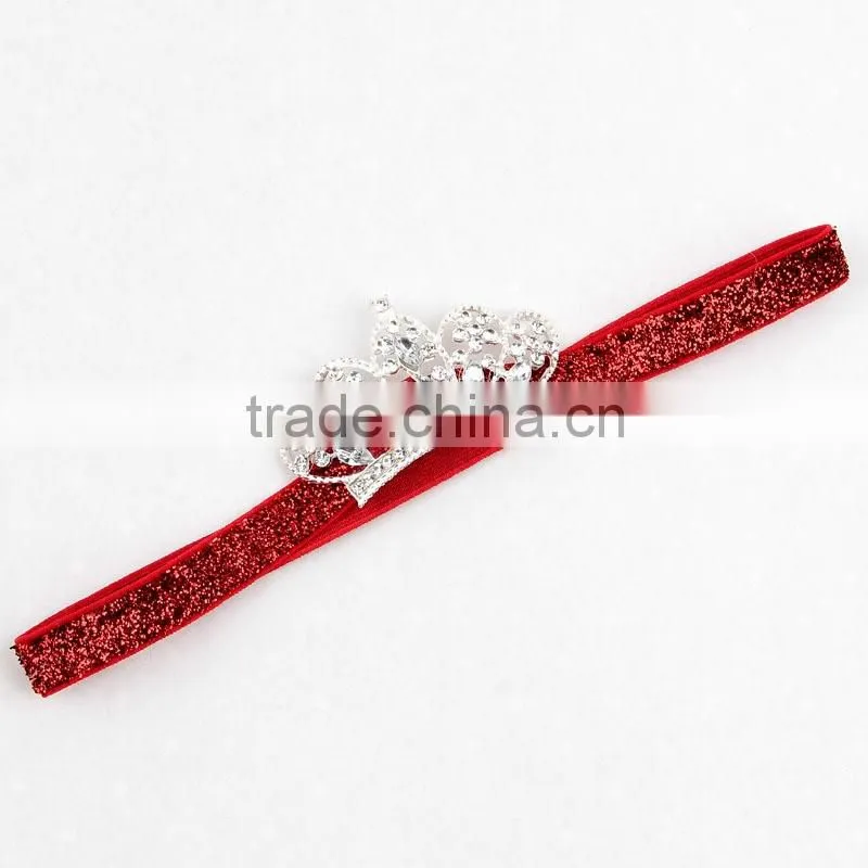 Hot sale girls crown hair accessories fashion european hairbands sequined children headwear wholesale