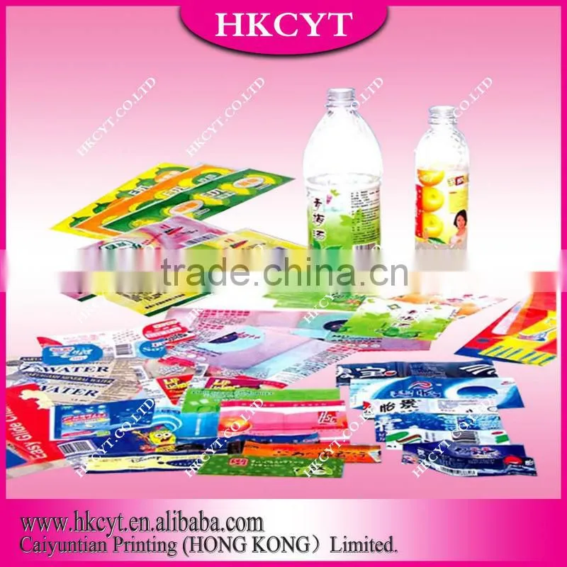Colorful food packaging roll film