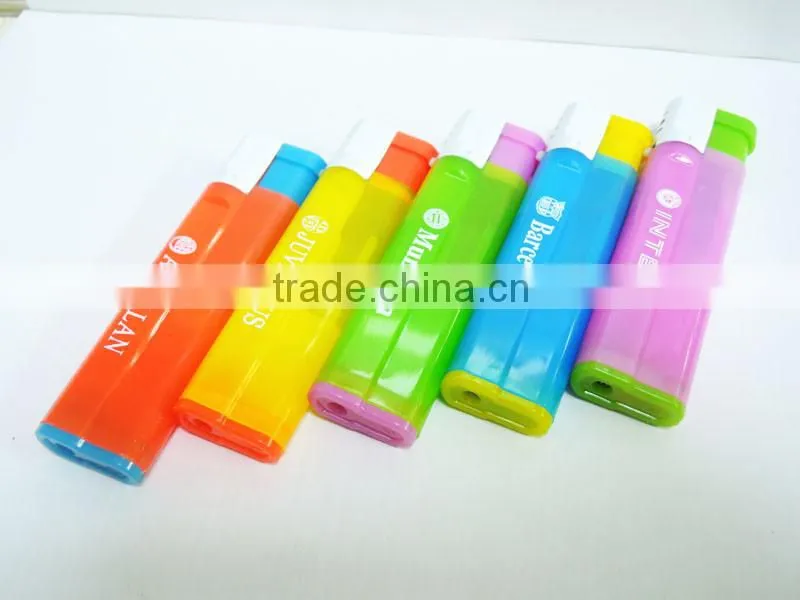 custom logo print cigarette lighter brands electronic windproof lighter