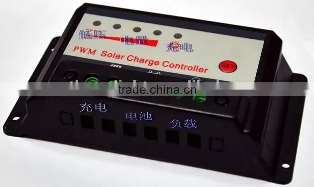 Factory supplier 12V/24V solar charge controller, pwm solar charge controller manual, 5A/10A solar charge controller