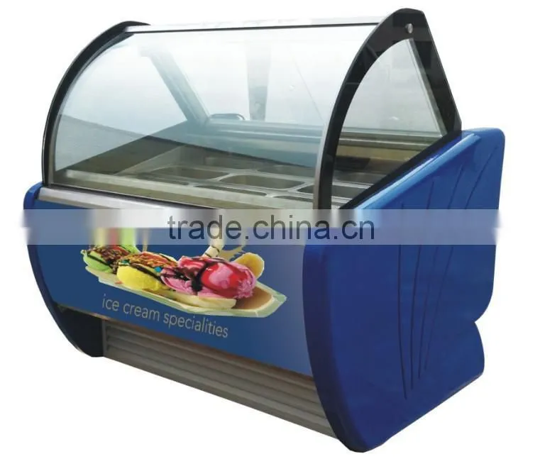 High quality popsicle showcase BKN-B1-1600 with CE approved