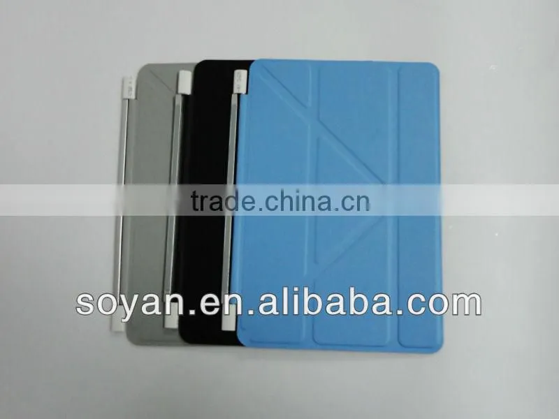 2013 hot selling PU leather sleeve for ipad mini,high-end class with various colors
