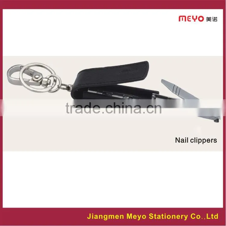 2015 Promotional Customized Made Metal Keychain with Nail Clipper