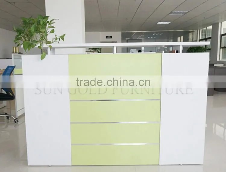 Modern office reception desk hotel reception table design (SZ-RTB045-1)