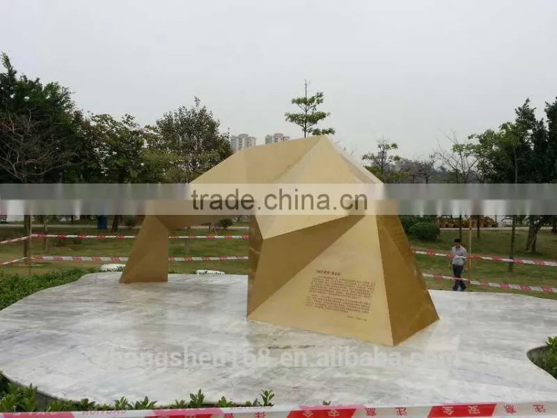 Guangzhou manufacturers custom metal stainless steel/copper/abstract sculpture school/hotel/square/stores
