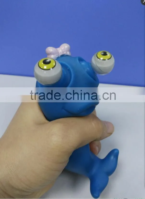 plastic eyes pop out toys keychain