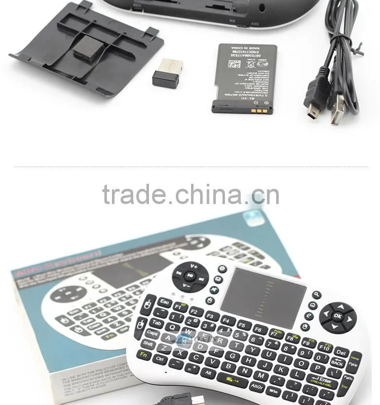 Low cost best seller wireless flexible keyboard & mouse with touch pad