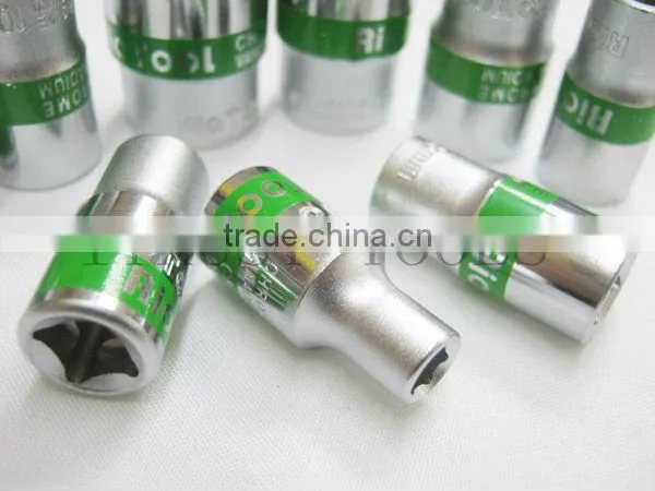 10PCS 1/2" metall box socket set 4010AAL GS KING TOOLS made in china