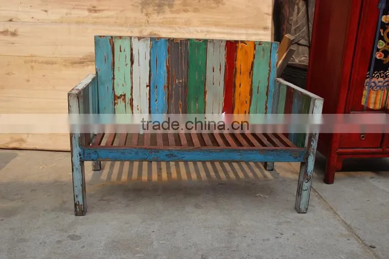 Chinese antique furniture, reproduction antique colorful chair