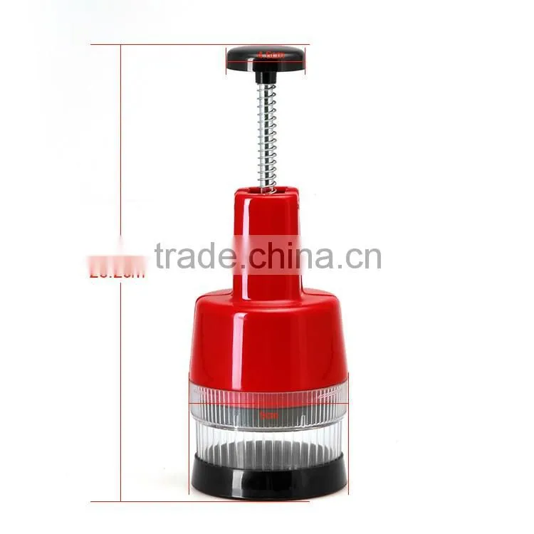 S/S+ABS+PS+PP 26*9.2*9.2 Plastic kitchen accessories new best carrot chopper/small tomato paste machine/ginger onion chopper