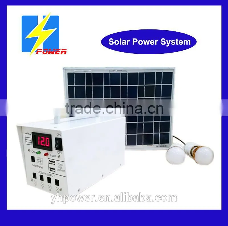 New Model 10W solar home light system kit