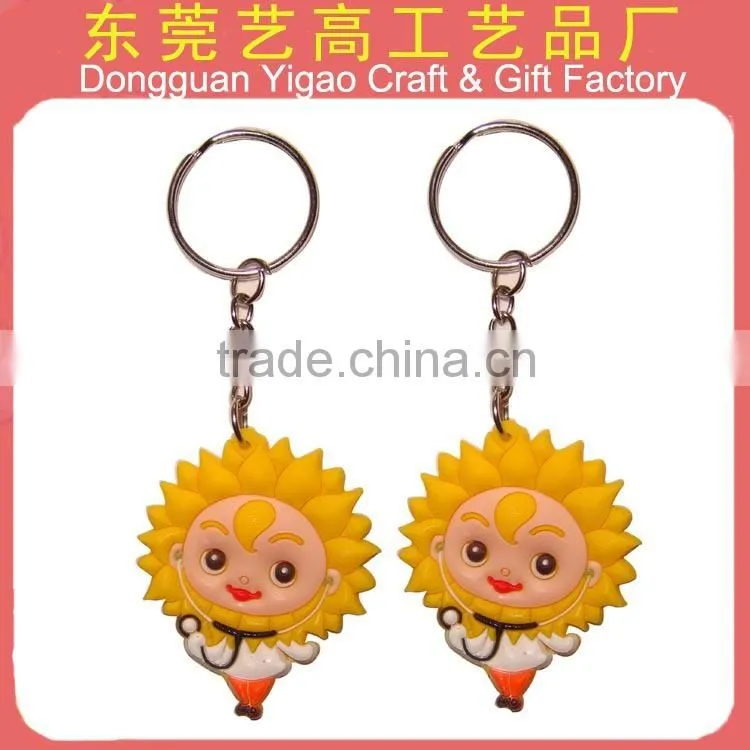 promotion gift soft pvc keychain
