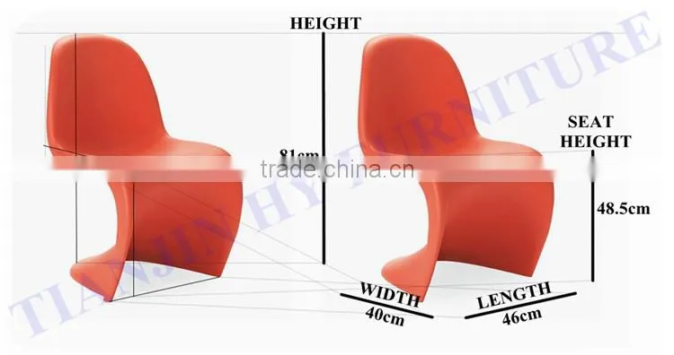 Wholesale dining room furniture PP PLASTIC DINING CHAIR, HYH-A303