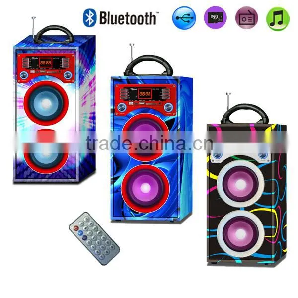 NT-WS001 USB TF FM wood speaker