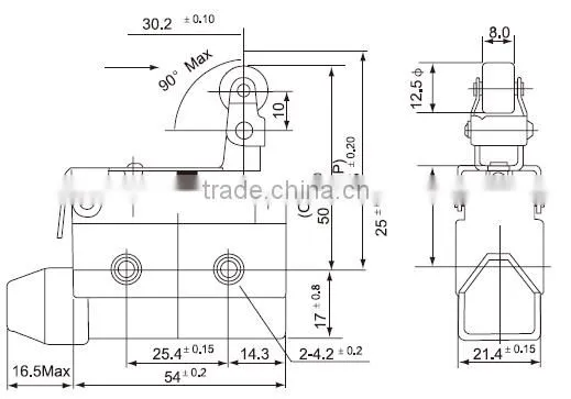 CNTD Hot Selling Items 2016 CZ Type Bear Hitting Micro Switch With Good Price