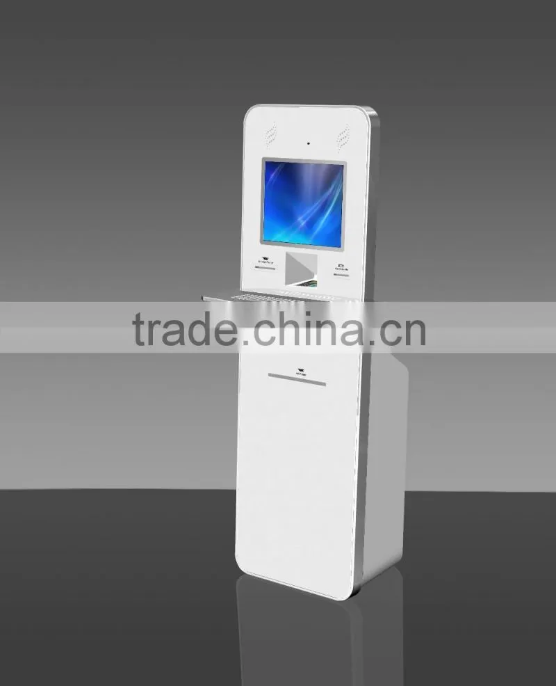 19 inch stand interactive kiosk / touch screen self-service terminal kiosk