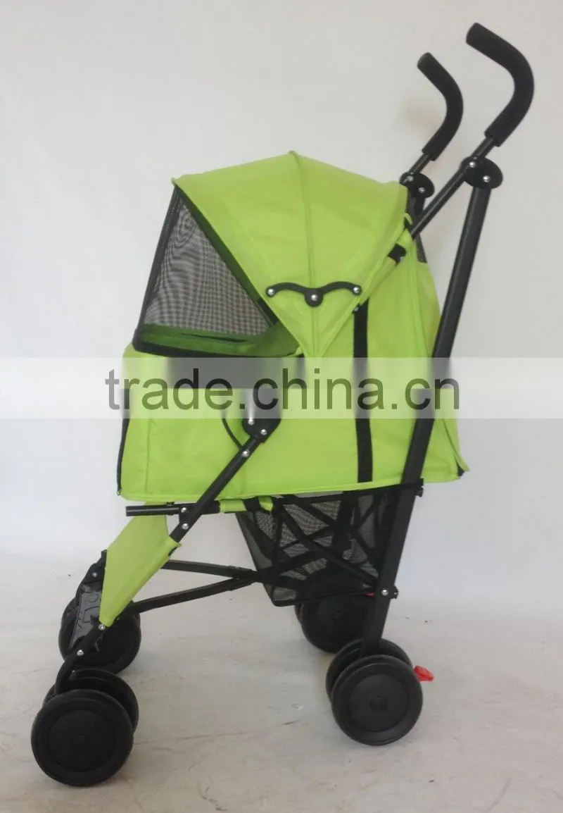 Durable 4 Wheels Dog Pet Umbrella Stroller