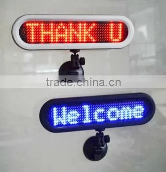 white mini led display for car used