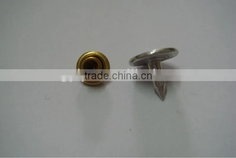 6mm metal plating rivet for bags