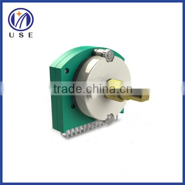 Metal shaft microwave oven rotary switch