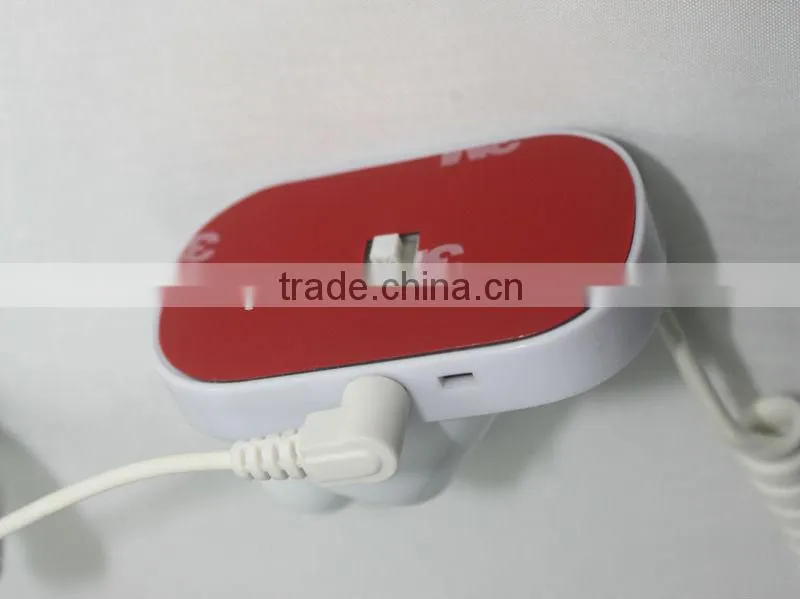 Independent chargable security alarm aluminum phone holder