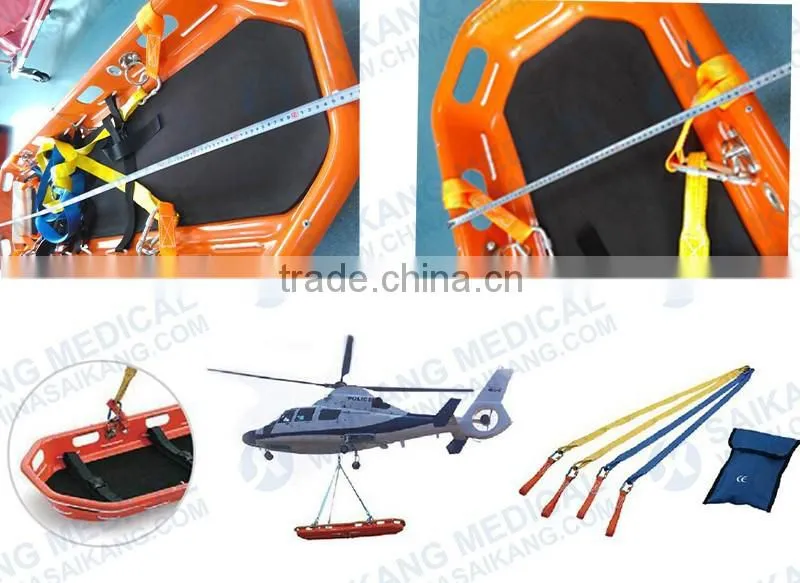 China Products Foldable Helicopter Basket Stretcher