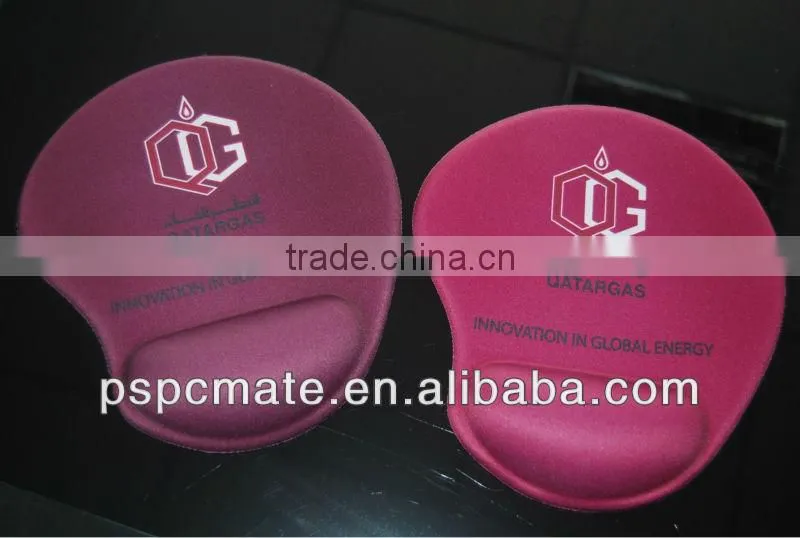 silicon gel mouse pad with wrist rest support