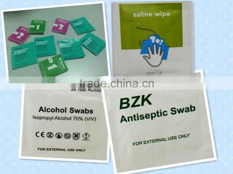 alcohol disinfection pad alcohol prep pad packaging paper